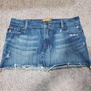 Y2K Vintage Micro Hollister Denim Mini Skirt Size 7